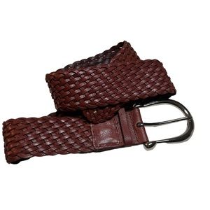 MICHAEL KORS BELT Brown Braided SMALL